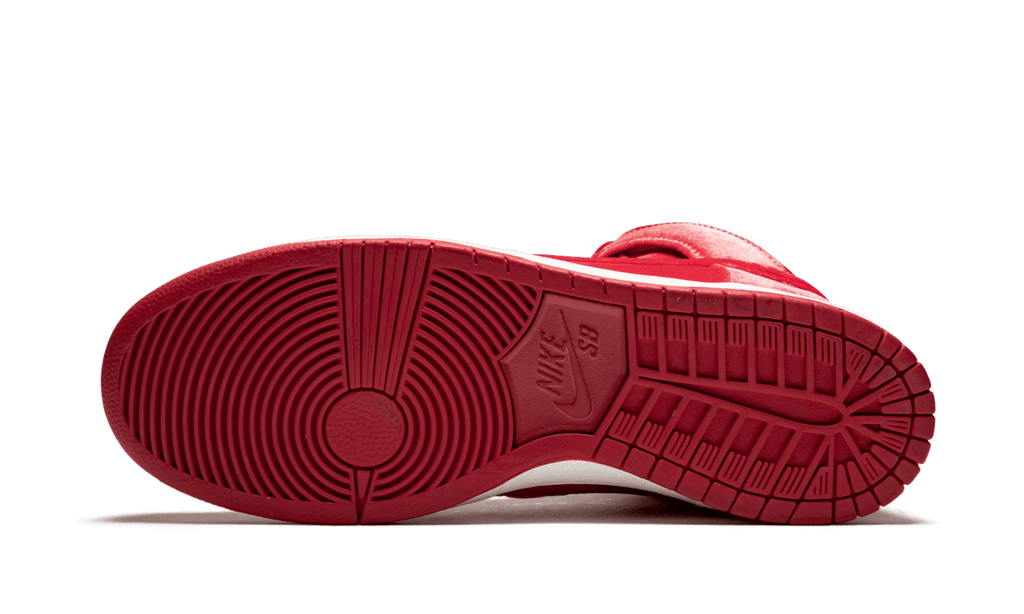 NIKE MENS SB Dunk High Premium "Red Velvet" 313171 661 313171 661 from Stadium Goods