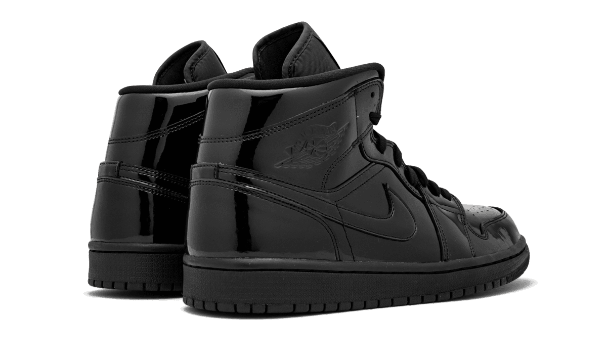 JORDAN WOMENS AIR JORDAN 1 MID Womens "Black Patent Leather" BQ6472 002 BQ6472 002 from Stadium Goods