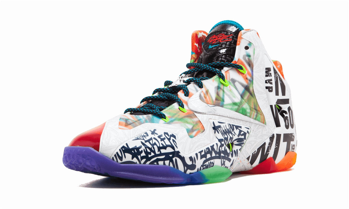 NIKE MENS Lebron 11 Premium "What The Lebron" 650884 400 from Stadium Goods