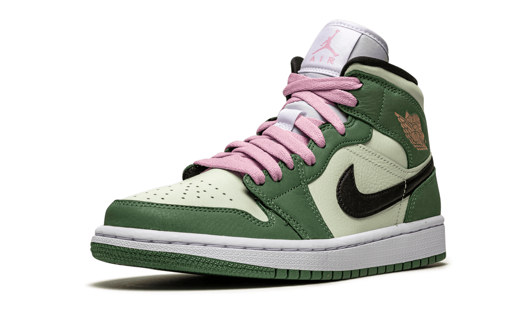 JORDAN WOMENS AIR JORDAN 1 MID SE Womens "Dutch Green" CZ0774 300 CZ0774 300 from Stadium Goods
