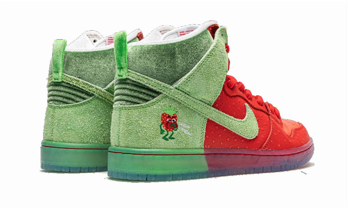 NIKE MENS SB Dunk High "Strawberry Cough" CW7093 600 from Stadium Goods