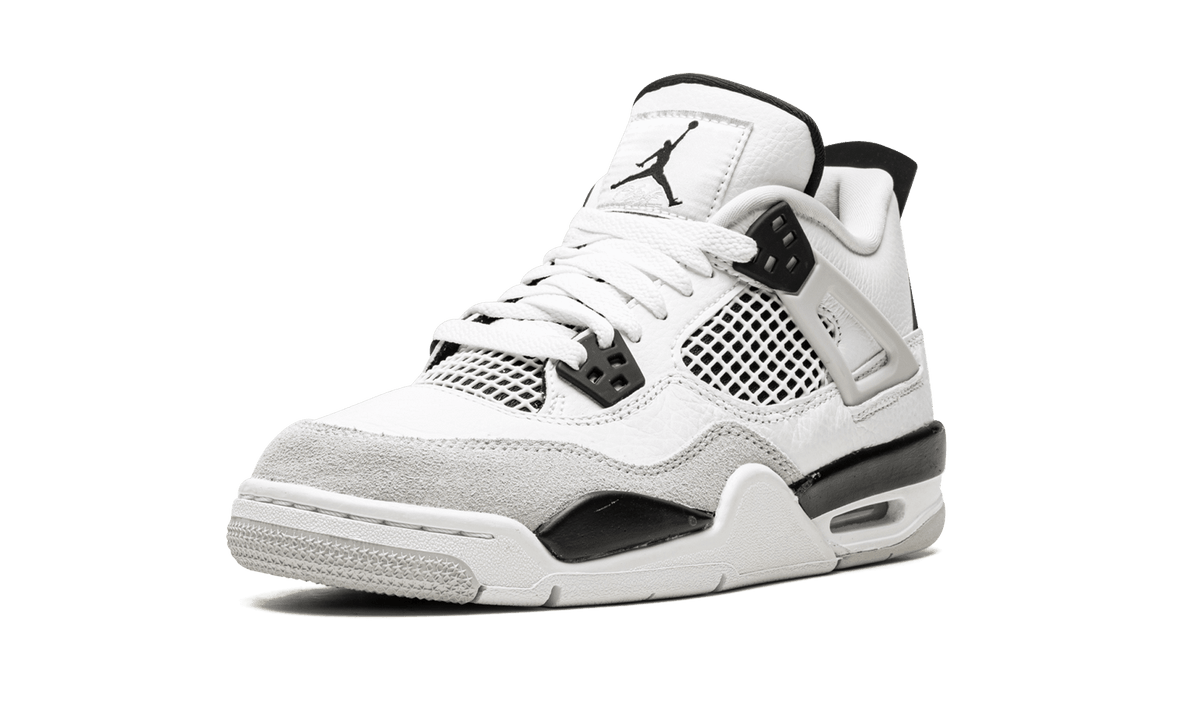 JORDAN GRADE SCHOOL Air Jordan 4 Retro GS "Military Black" 408452 111 408452 111 from Stadium Goods