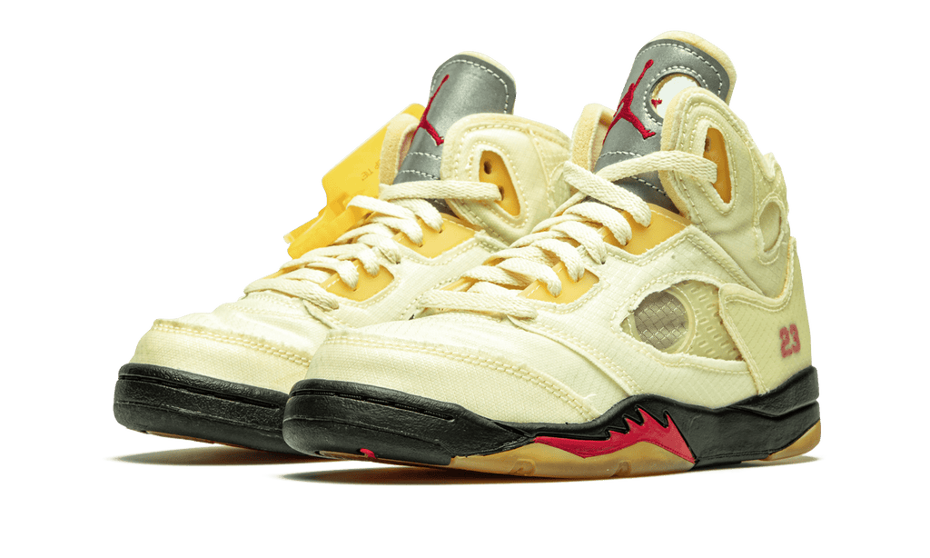 JORDAN PRE SCHOOL Air Jordan 5 Retro SP PS "Off-White - Sail" CV4827 100 CV4827 100 from Stadium Goods