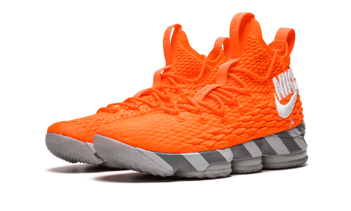 NIKE MENS Lebron XV KS2A "Orange Box" AR5125 800 AR5125 800 from Stadium Goods