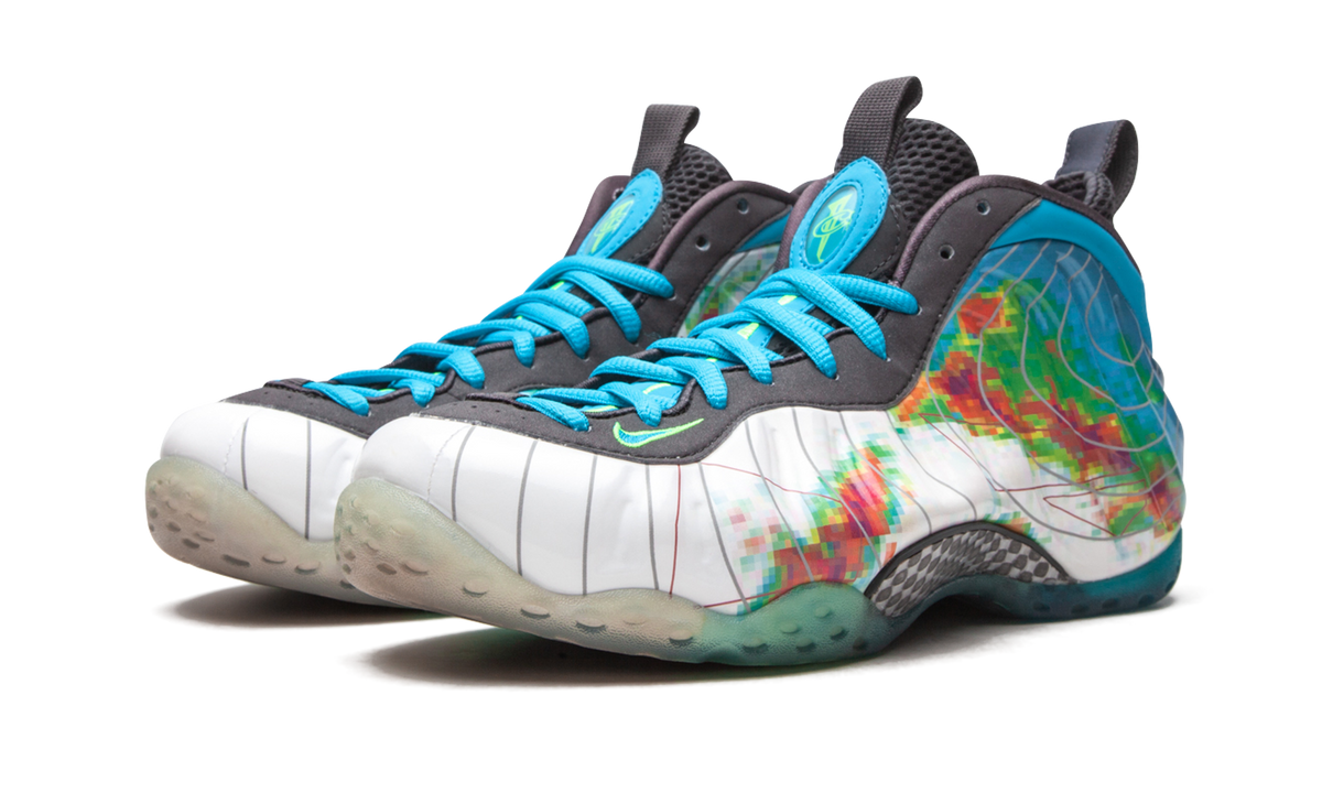 NIKE MENS Air Foamposite One PRM "Weatherman" 575420 100 from Stadium Goods