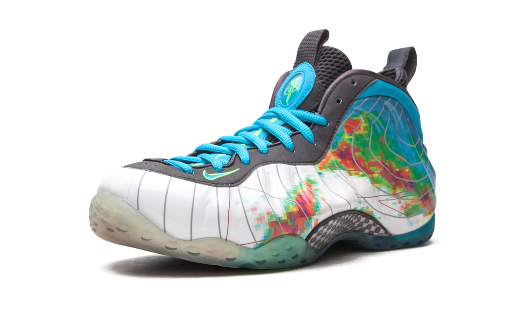 NIKE MENS Air Foamposite One PRM "Weatherman" 575420 100 from Stadium Goods