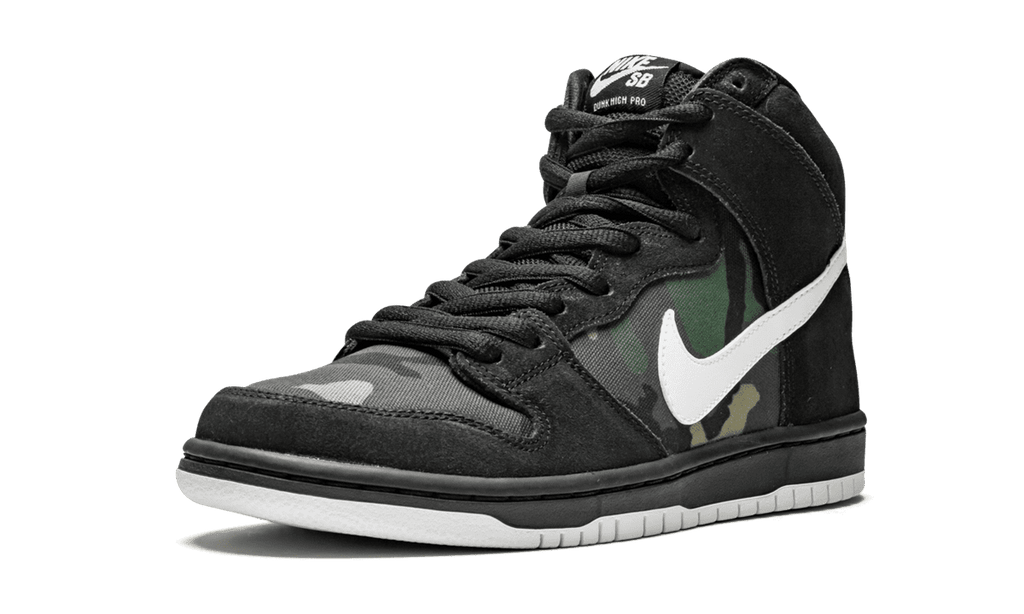 NIKE MENS SB Dunk High Pro "Camo" BQ6826 001 BQ6826 001 from Stadium Goods