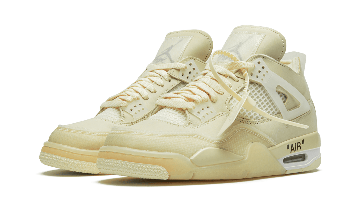 JORDAN WOMENS Air Jordan 4 Retro SP Womens "Off-White - Sail" CV9388 100 CV9388 100 from Stadium Goods