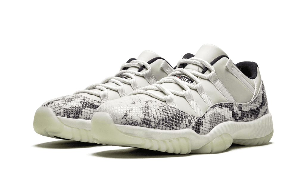 JORDAN MENS Air Jordan 11 Retro Low "Snakeskin Light Bone" CD6846 002 CD6846 002 from Stadium Goods