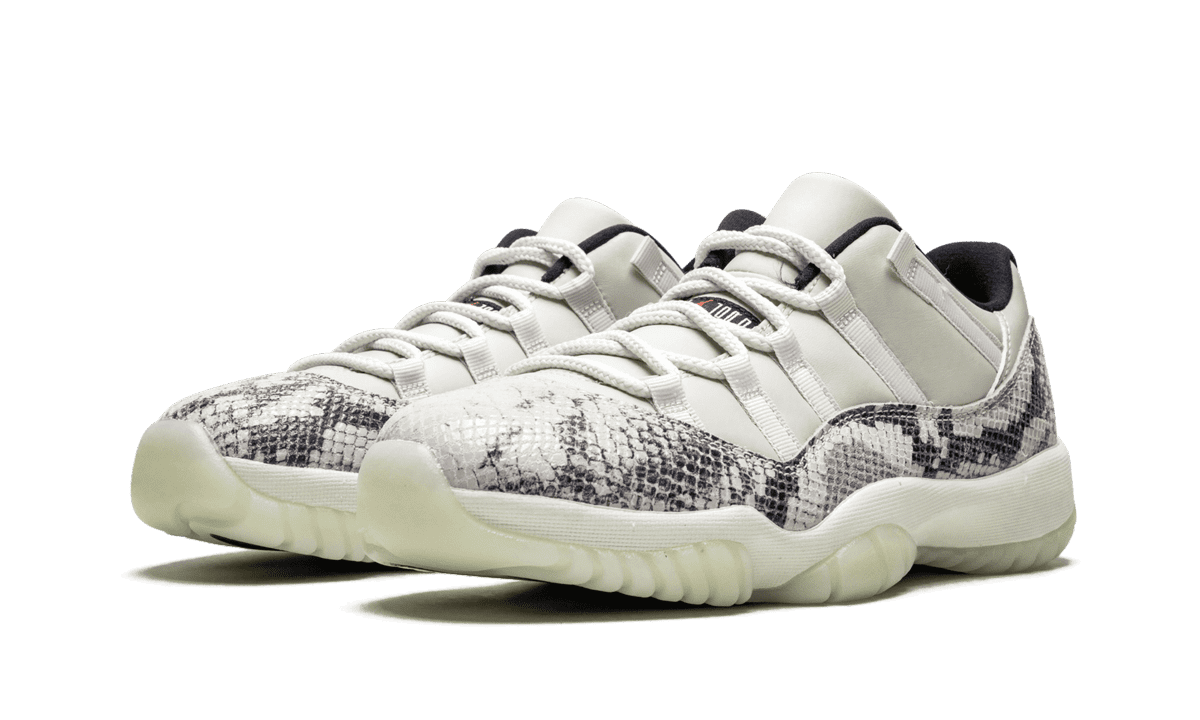 JORDAN MENS Air Jordan 11 Retro Low "Snakeskin Light Bone" CD6846 002 CD6846 002 from Stadium Goods