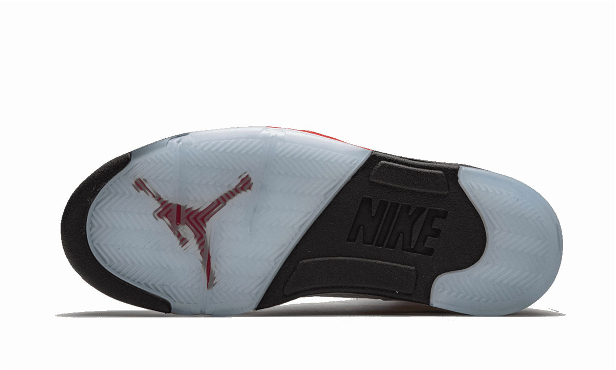 Jordan MENS Air Jordan 5 Retro "Fire Red Silver Tongue 2020" DA1911 102 from Stadium Goods