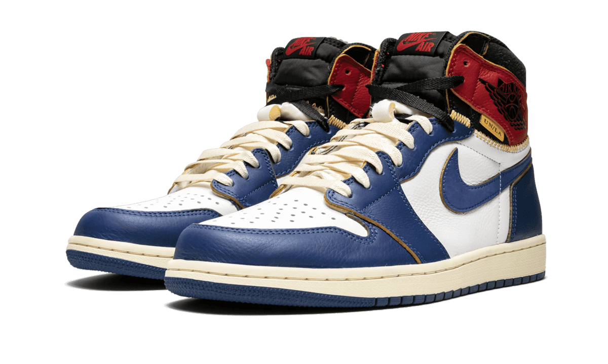 JORDAN MENS Air Jordan 1 Retro High OG NRG "Union - Storm Blue" BV1300 146 from Stadium Goods