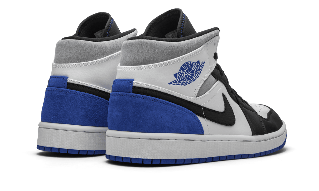 JORDAN MENS Air Jordan 1 Mid SE "Game Royal Black Toe" 852542 102 852542 102 from Stadium Goods