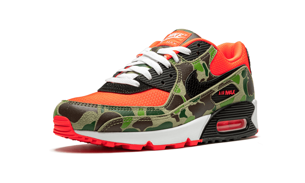 NIKE MENS Air Max 90 Retro "Reverse Duck Camo" CW6024 600 from Stadium Goods