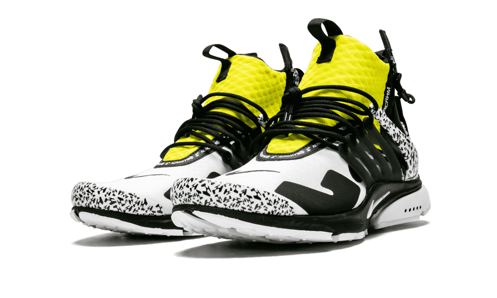 NIKE MENS Air Presto Mid/Acronym "Acronym - Dynamic Yellow" AH7832 100 from Stadium Goods