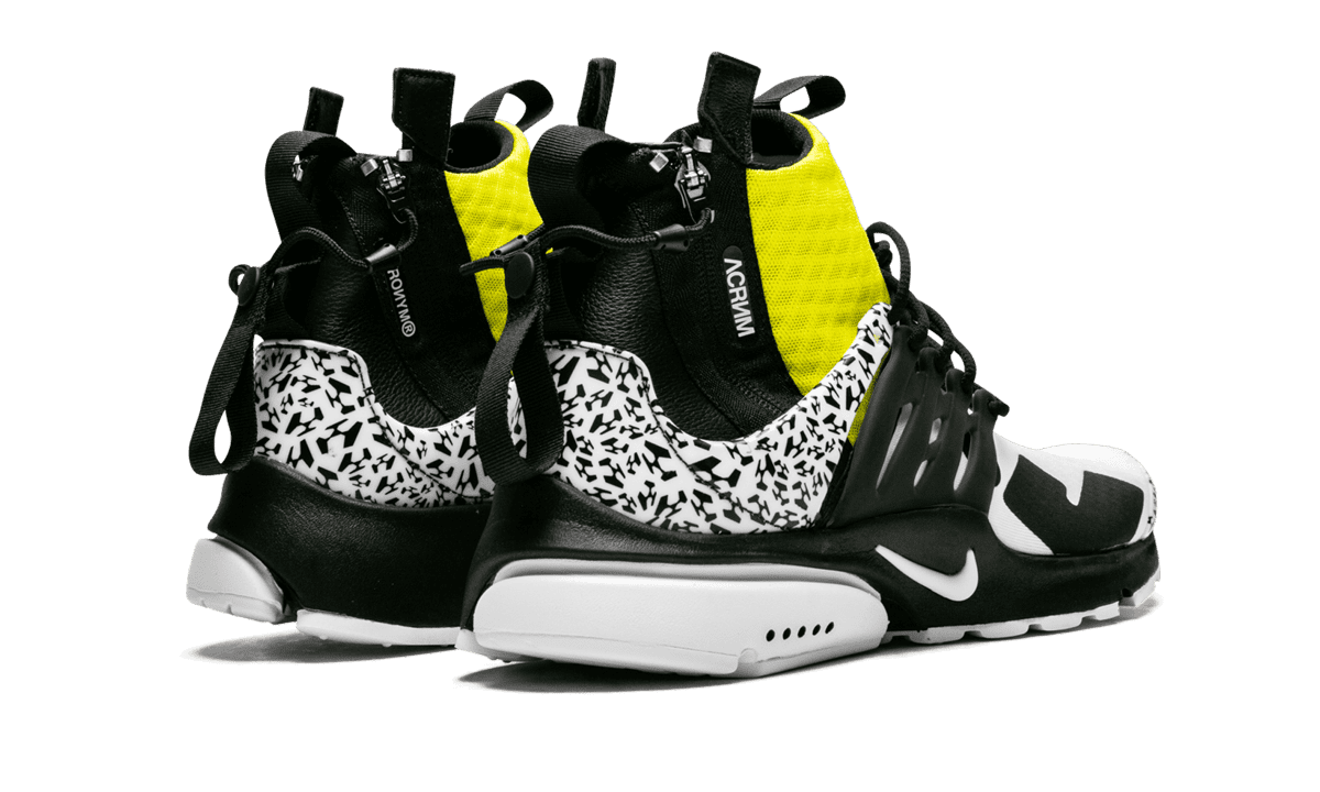 NIKE MENS Air Presto Mid/Acronym "Acronym - Dynamic Yellow" AH7832 100 from Stadium Goods