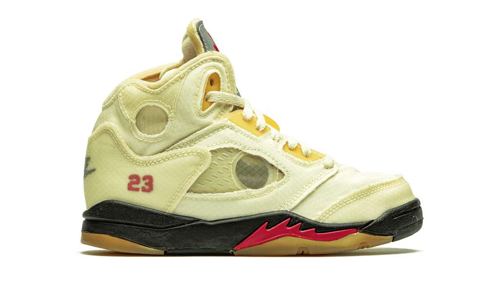 JORDAN PRE SCHOOL Air Jordan 5 Retro SP PS "Off-White - Sail" CV4827 100 CV4827 100 from Stadium Goods