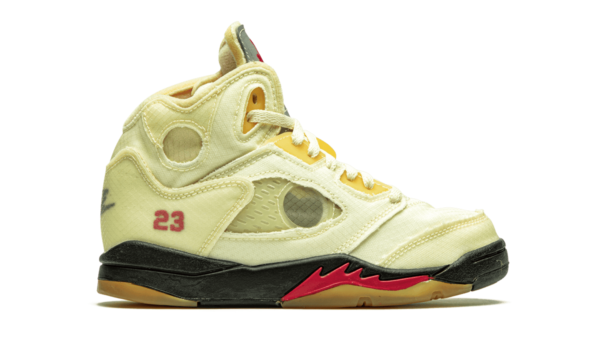 JORDAN PRE SCHOOL Air Jordan 5 Retro SP PS "Off-White - Sail" CV4827 100 CV4827 100 from Stadium Goods
