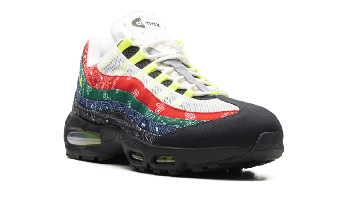 NIKE MENS Air Max 95 "Paisley Bandana" IQ0620 100 IQ0620 100 from Stadium Goods
