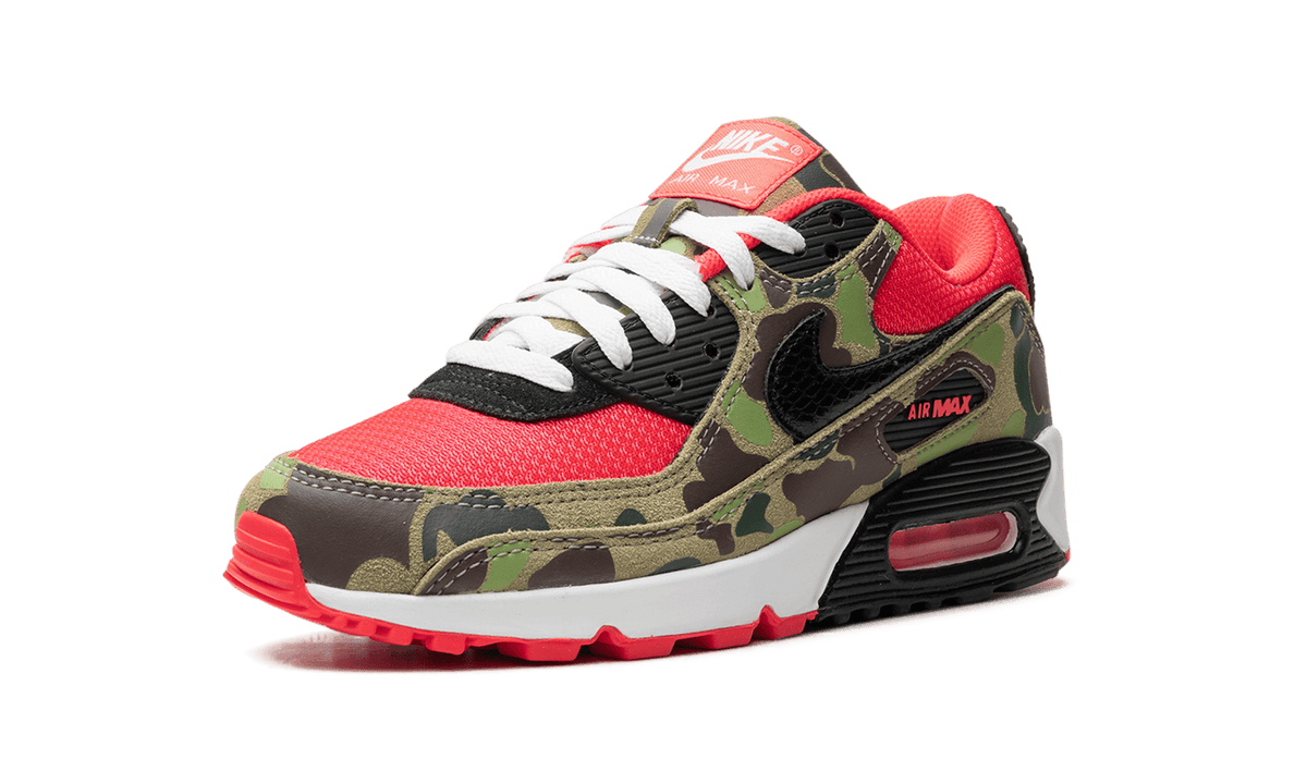 NIKE MENS Air Max 90 Retro "Reverse Duck Camo" CW6024 600 from Stadium Goods