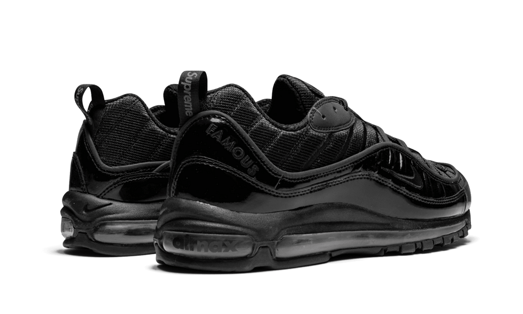 NIKE MENS Air Max 98 "Supreme - Black" 844694 001 from Stadium Goods