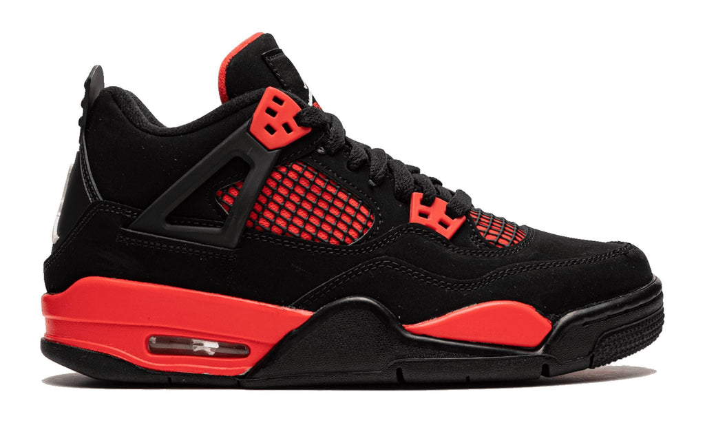 Jordan GRADE SCHOOL Air Jordan 4 Retro GS "Red Thunder" 408452 016 from Stadium Goods