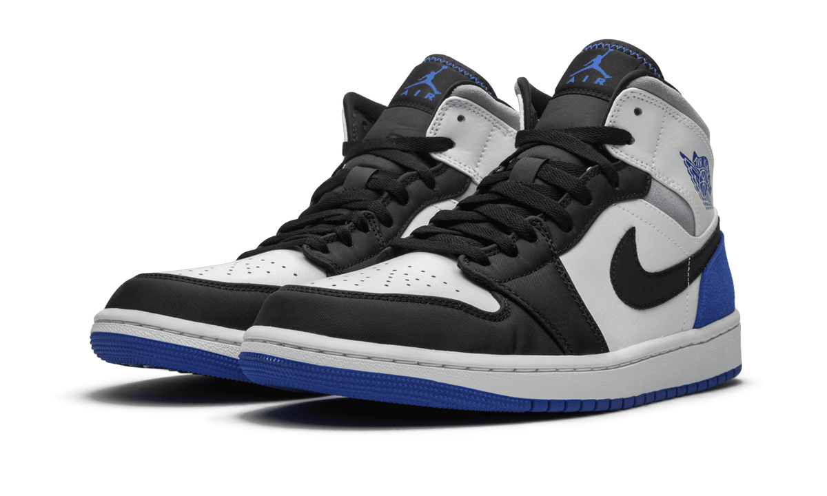 JORDAN MENS Air Jordan 1 Mid SE "Game Royal Black Toe" 852542 102 852542 102 from Stadium Goods