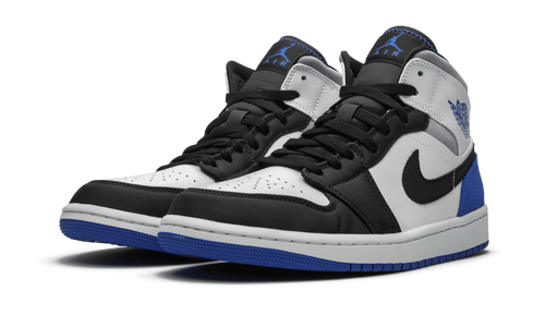 JORDAN MENS Air Jordan 1 Mid SE "Game Royal Black Toe" 852542 102 852542 102 from Stadium Goods