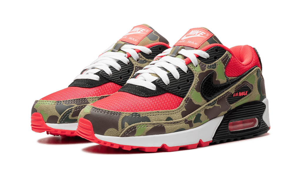 NIKE MENS Air Max 90 Retro "Reverse Duck Camo" CW6024 600 from Stadium Goods