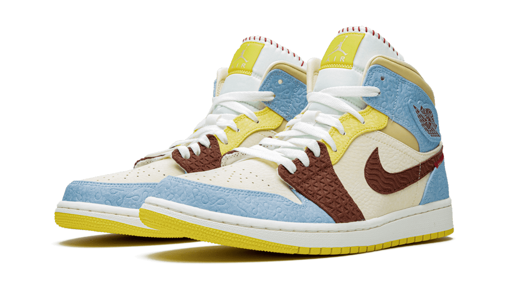 JORDAN MENS Air Jordan 1 Mid SE "Maison Chateau Rouge Fearless" CU2803 200 CU2803 200 from Stadium Goods
