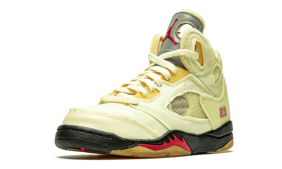 JORDAN PRE SCHOOL Air Jordan 5 Retro SP PS "Off-White - Sail" CV4827 100 CV4827 100 from Stadium Goods