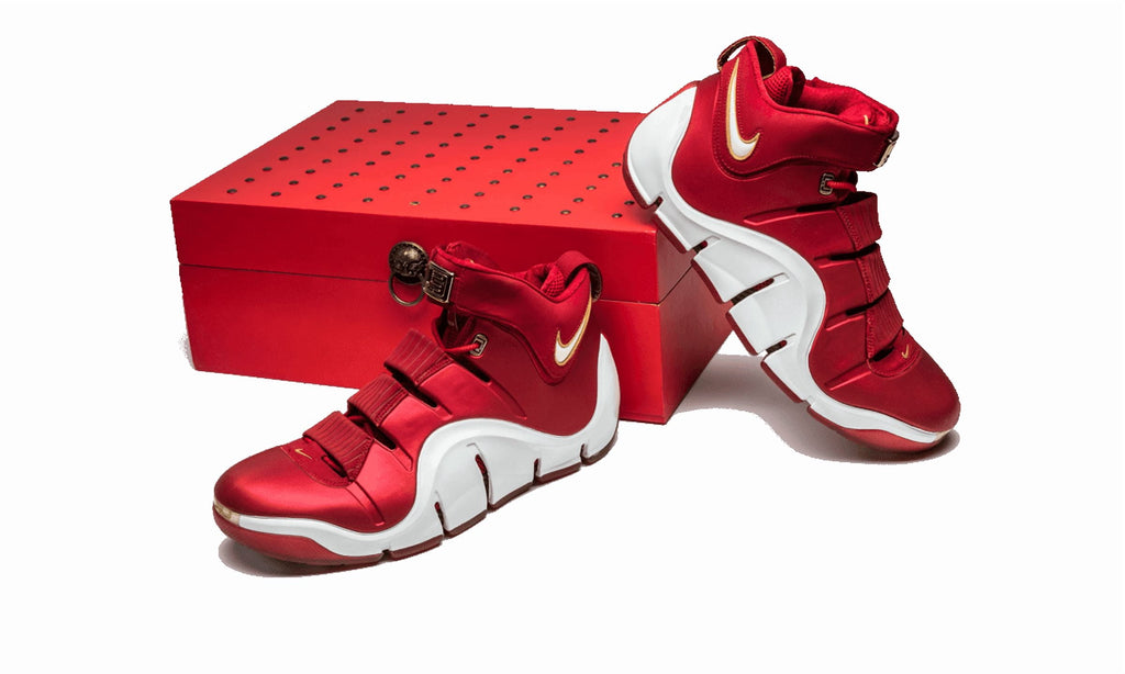 NIKE MENS Zoom Lebron 4 "China" 314647 611 314647 611 from Stadium Goods