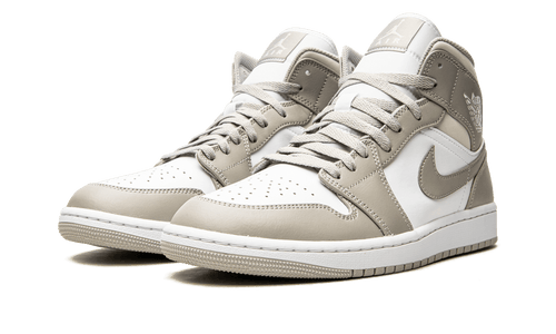 Jordan MENS Air Jordan 1 Mid "Linen / College Grey" 554724 082 from Stadium Goods