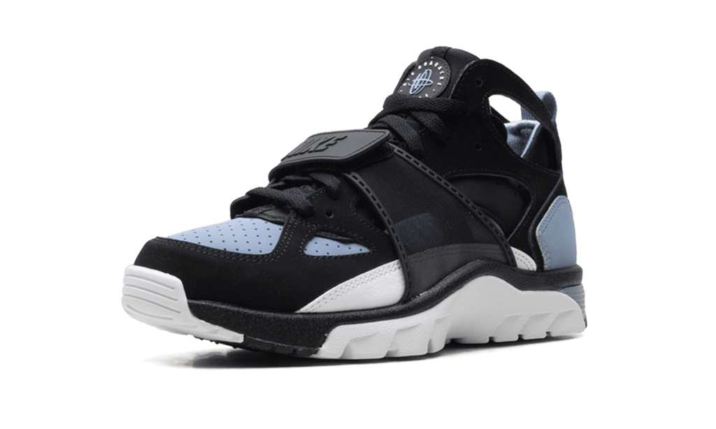 NIKE MENS Air Trainer Huarache "Cool Blue / Black" IH4470 001 from Stadium Goods