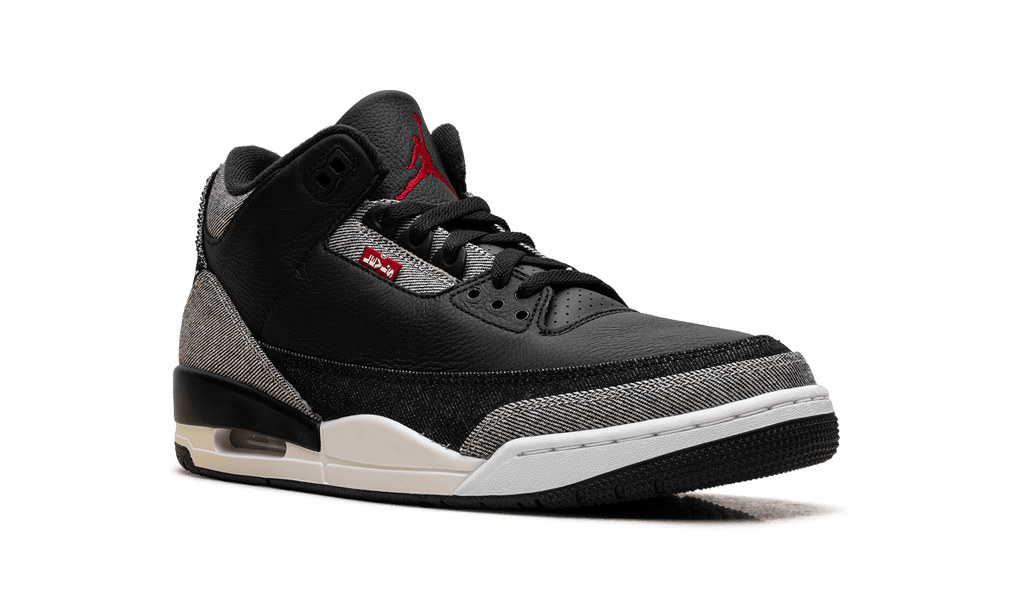 JORDAN MENS Air Jordan 3 "Levi's - Black Denim" IR0914 400 IR0914 400 from Stadium Goods