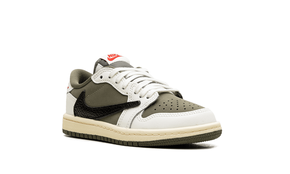 Jordan PRE SCHOOL Air Jordan 1 Retro Low OG SP PS "Travis Scott - Medium Olive" DO5442 200 from Stadium Goods