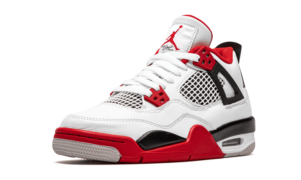 Jordan GRADE SCHOOL Air Jordan 4 Retro GS "Fire Red" 408452 160 from Stadium Goods
