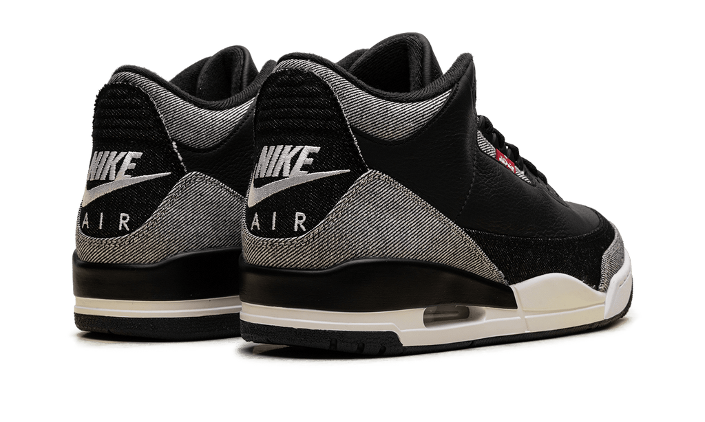 JORDAN MENS Air Jordan 3 "Levi's - Black Denim" IR0914 400 IR0914 400 from Stadium Goods