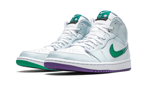JORDAN MENS Air Jordan 1 Mid "Nike Hoops - Luka Doncic" CW5853 100 CW5853 100 from Stadium Goods