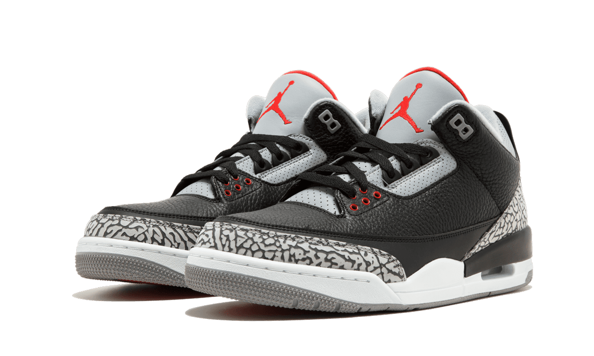 Jordan MENS Air Jordan 3 Retro OG "Black Cement" 854262 001 from Stadium Goods