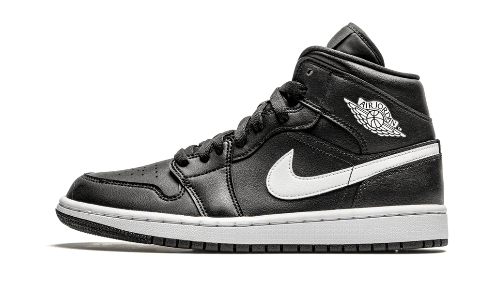 JORDAN WOMENS AIR JORDAN 1 MID Womens "Black / White" BQ6472 011 BQ6472 011 from Stadium Goods