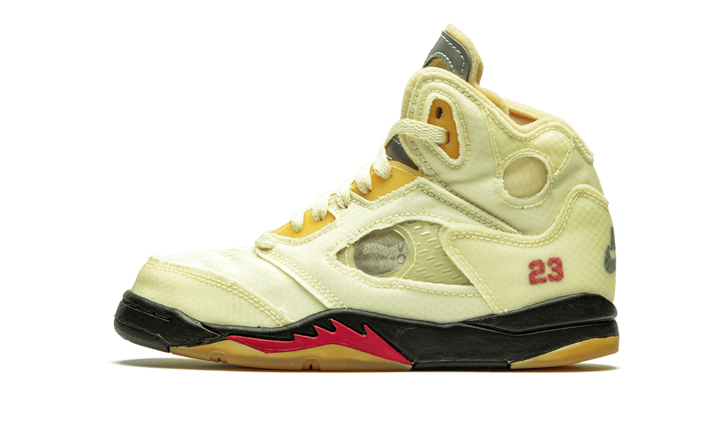 JORDAN PRE SCHOOL Air Jordan 5 Retro SP PS "Off-White - Sail" CV4827 100 CV4827 100 from Stadium Goods