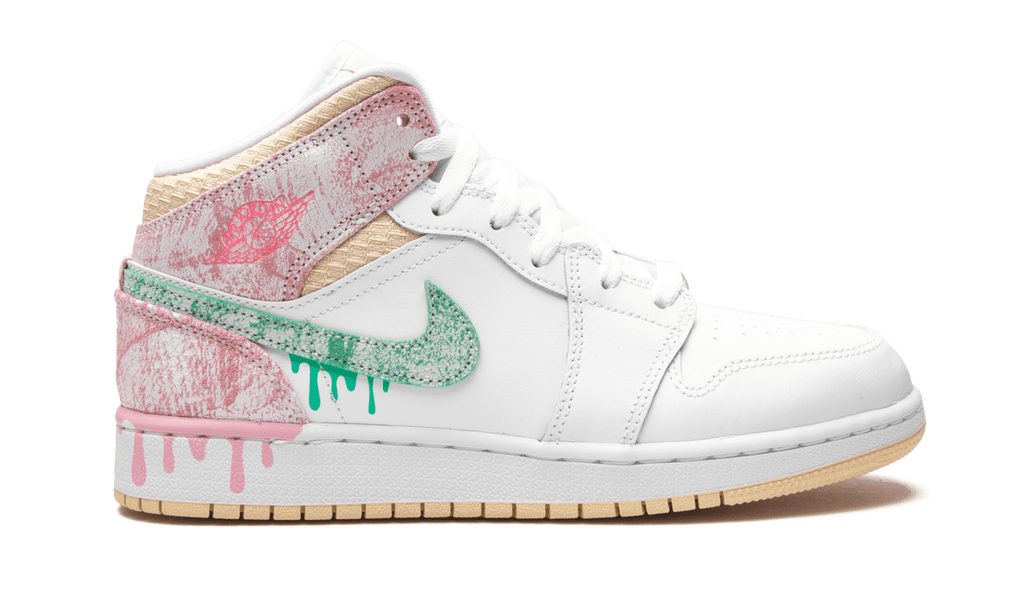JORDAN GRADE SCHOOL Air Jordan 1 Mid SE GS "Ice Cream" DD1666 100 DD1666 100 from Stadium Goods