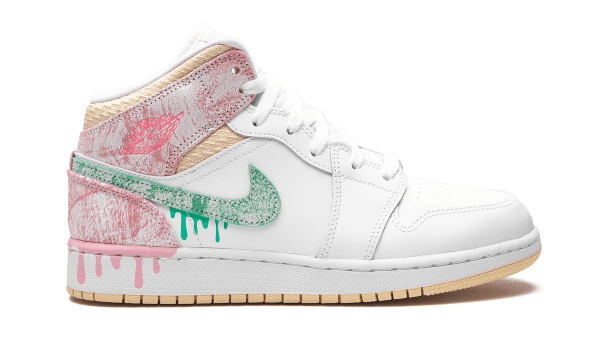 JORDAN GRADE SCHOOL Air Jordan 1 Mid SE GS "Ice Cream" DD1666 100 DD1666 100 from Stadium Goods