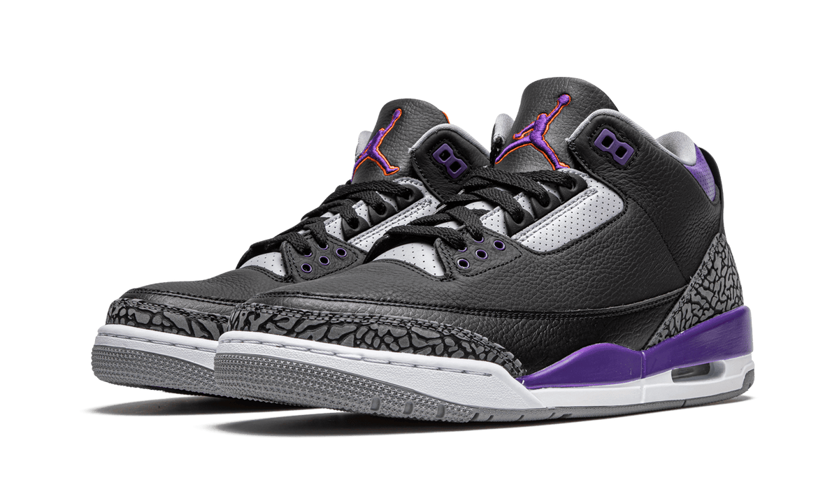 Jordan MENS Air Jordan 3 Retro "Court Purple" CT8532 050 from Stadium Goods