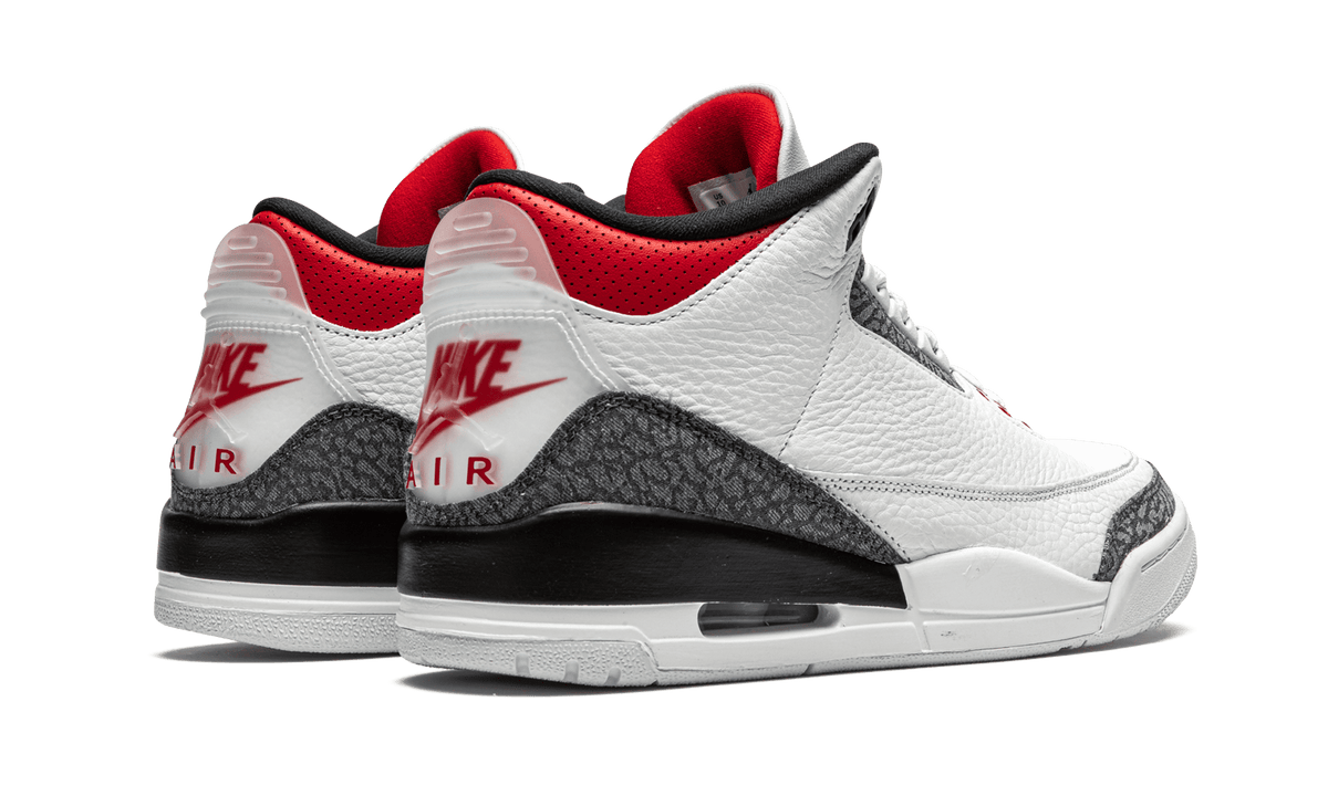 Jordan MENS Air Jordan 3 Retro SE DNM "Fire Red Denim" CZ6431 100 from Stadium Goods