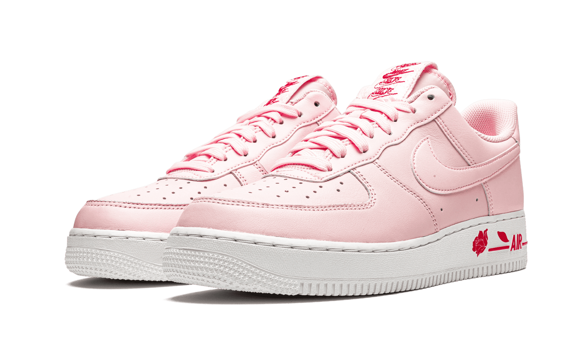 NIKE MENS Air Force 1 '07 LX "Thank You Plastic Bag - Pink Foam" CU6312 600 from Stadium Goods