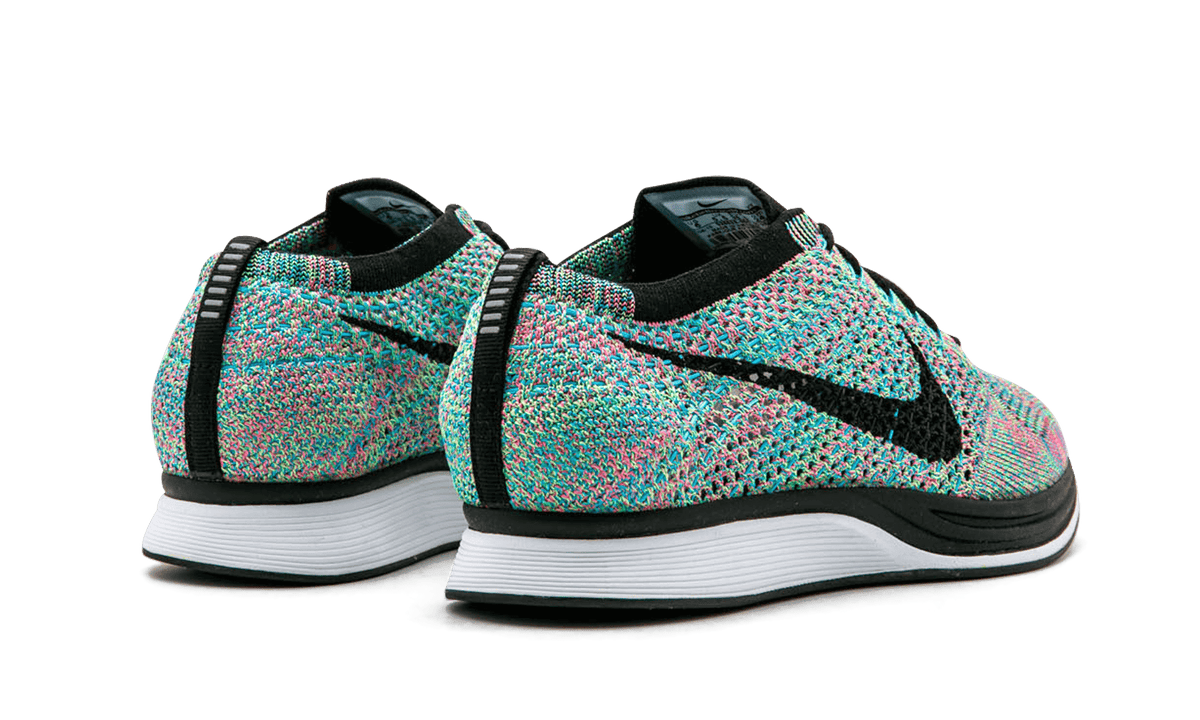 NIKE MENS Flyknit Racer "Multi-Color 2.0" 526628 304 from Stadium Goods