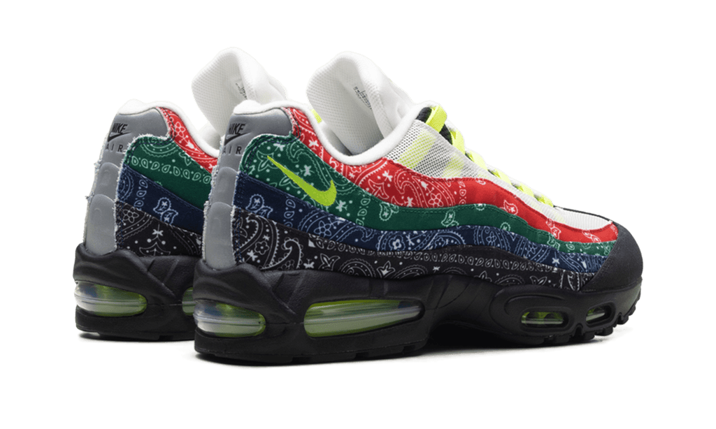NIKE MENS Air Max 95 "Paisley Bandana" IQ0620 100 IQ0620 100 from Stadium Goods