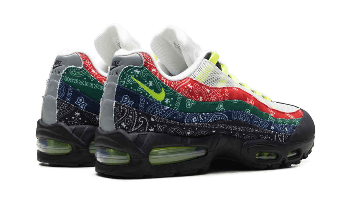 NIKE MENS Air Max 95 "Paisley Bandana" IQ0620 100 IQ0620 100 from Stadium Goods
